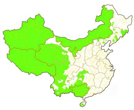 Autonomous Areas of PRC