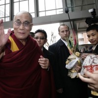 His Holiness the Dalai Lama is greeted by members of the Tibetan community as he arrives at the Park Hyatt Hotel in Washington on 17 February  2010/REUTERS 