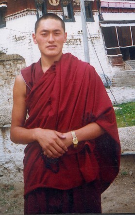 Photo of Lobsang Dhargye, a monk of Kirti Monastery who was detained by the Chinese authorities on 12 April 2011